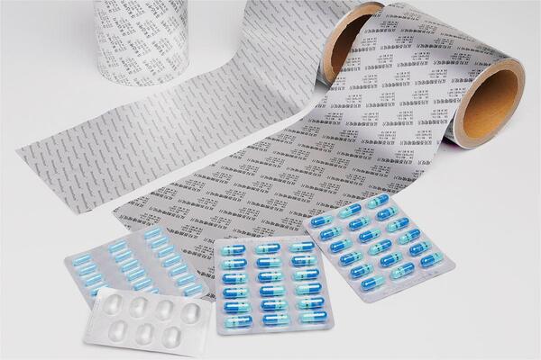 Pharmaceutical blister packs made with aluminium foil
