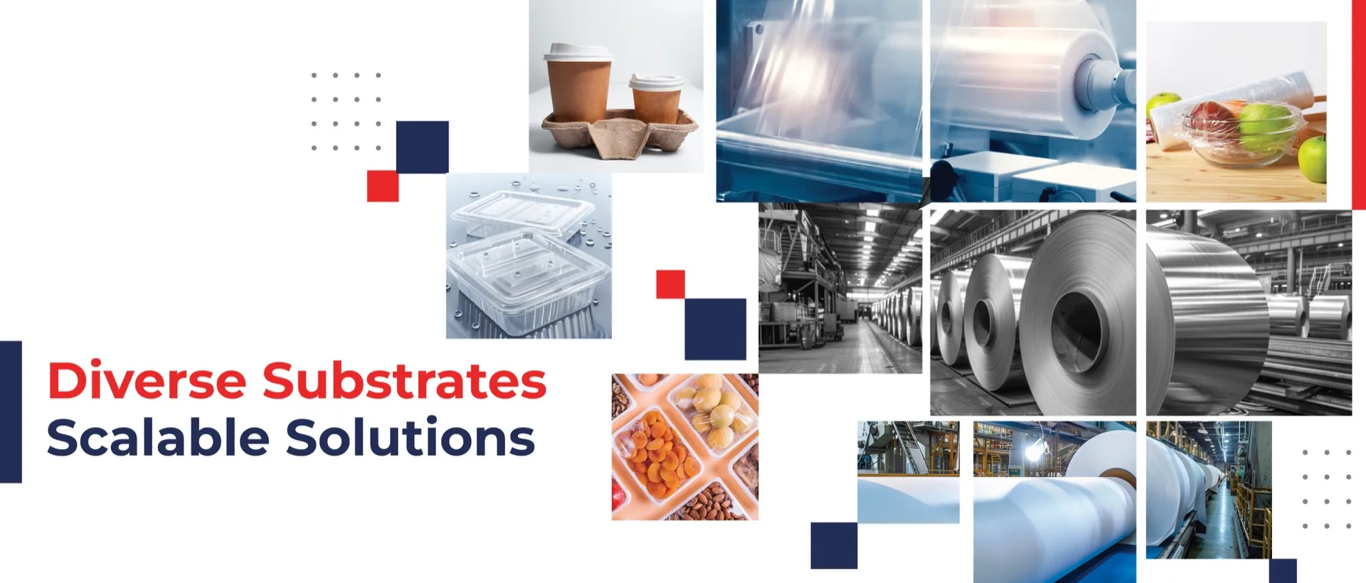 Diverse substrates, scalable flexible packaging solutions