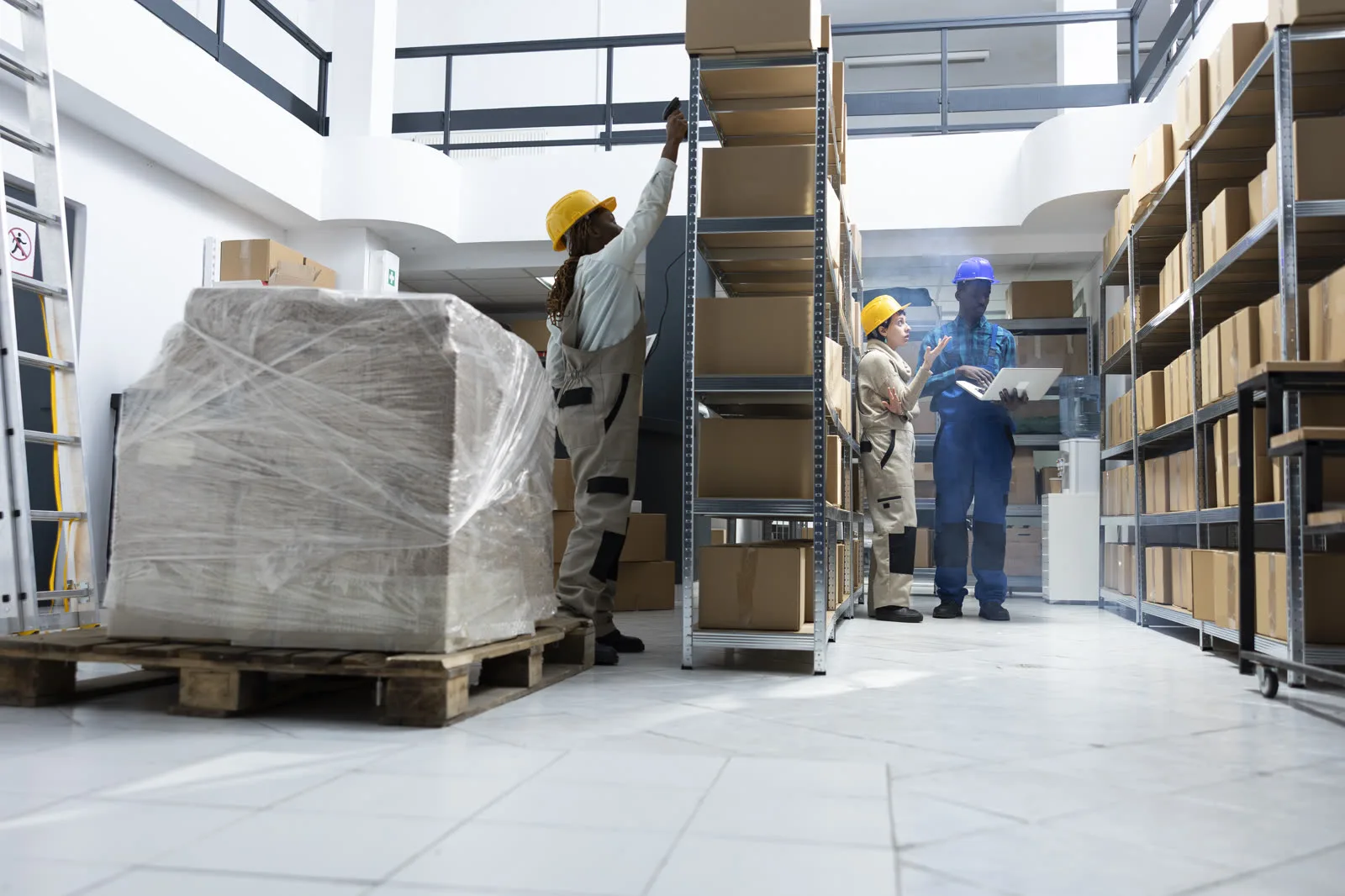 E-commerce and distribution stretch film application