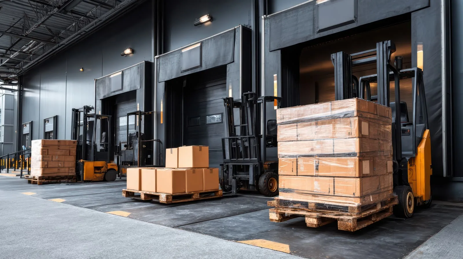 Logistics and warehousing stretch film application